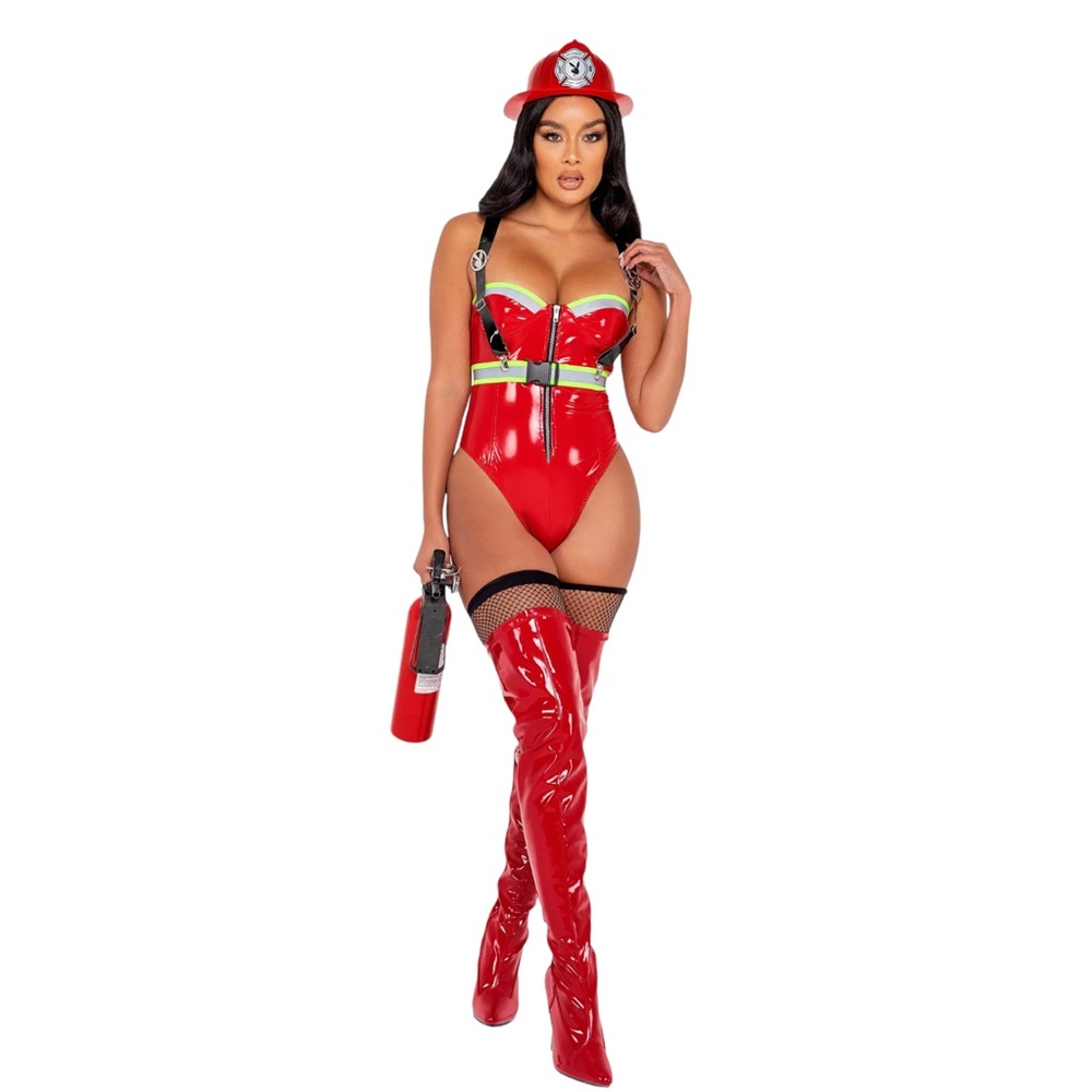 Roma PB136 Playboy Smoking Hot Firegirl Costume